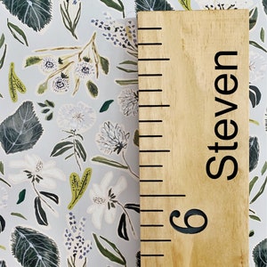 Custom Engraved Wooden Ruler Growth Chart: Steven Edition | Nursery | Minimalist Decor | Personalized Gift | Housewarming | Kids Gift Ideas