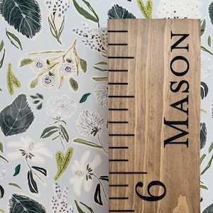 Growth chart Heirloom Modern Housewarming Nursery Childhood Height Chart Growth Boy Girl Wooden Wall Ruler Personalized Custom Infant Family Engraved Name Christmas Numbers Gift Baby Newborn Kids Mom on Etsy
