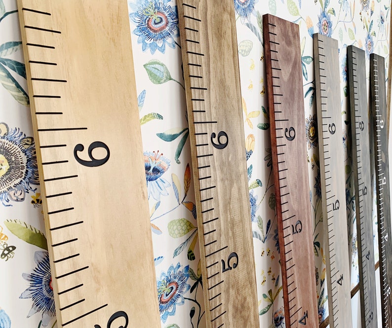Heirloom Modern Housewarming Nursery Childhood Height Chart Growth Boy Girl Wooden Wall Ruler Personalized Custom Infant Family Engraved Name Infant Numbers Gift Baby Newborn Kids Mom on Etsy