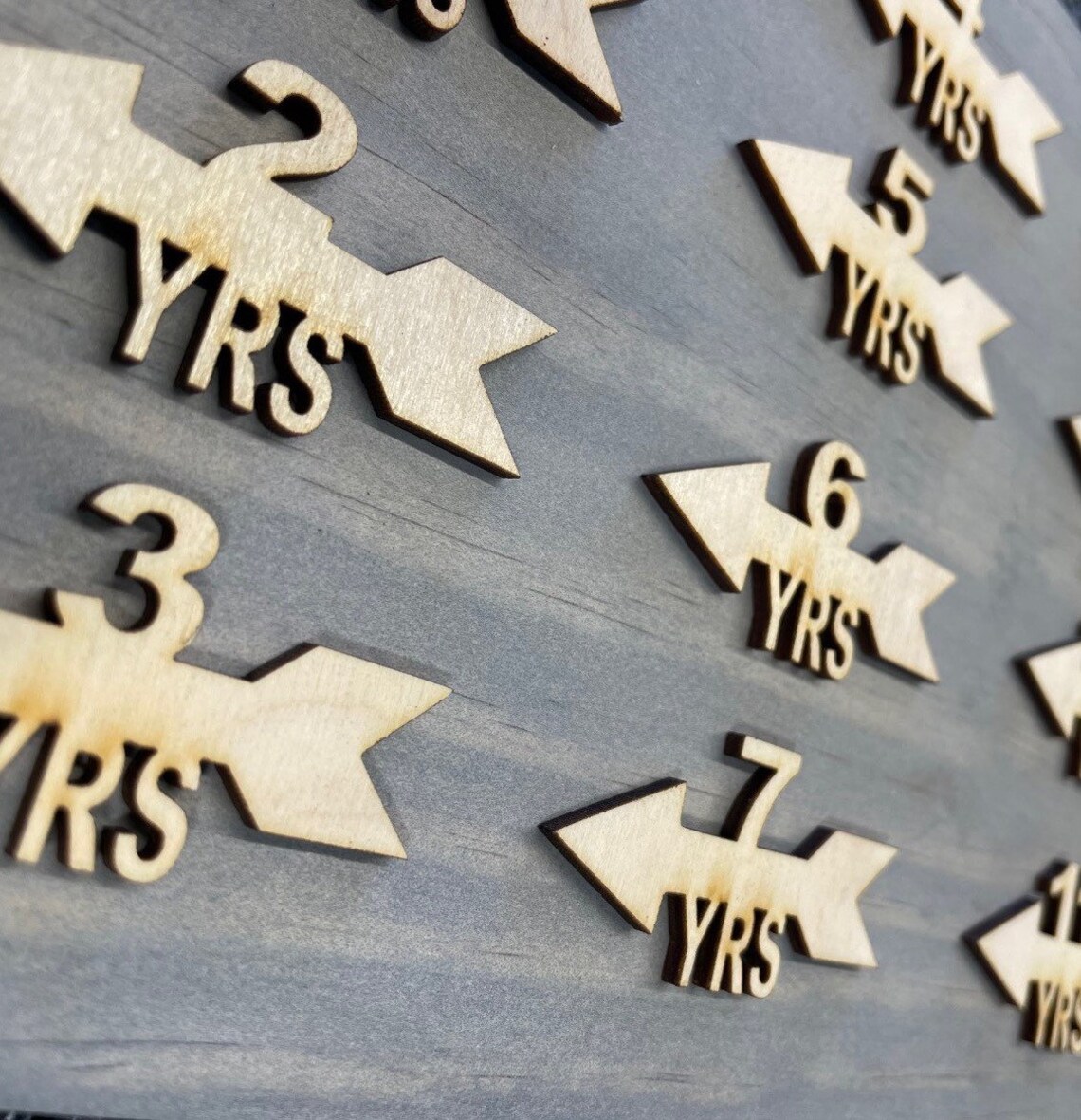 Wooden Height Markers Growth Chart Markers Arrow Height Etsy