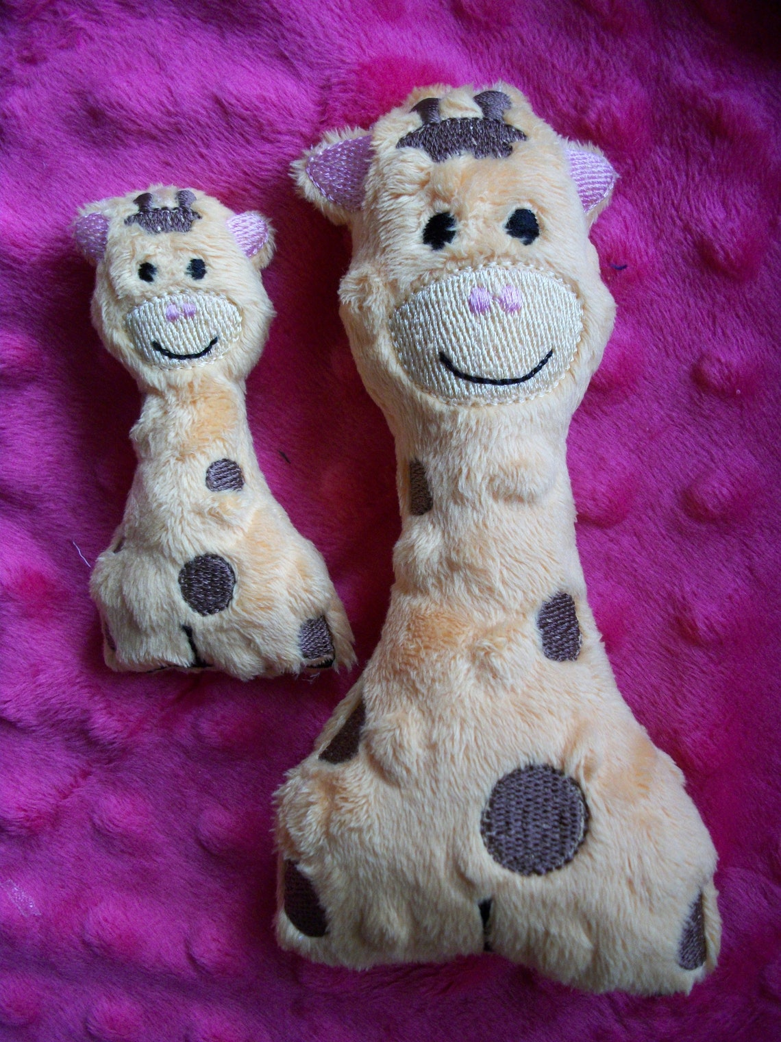 4 X Giraffe Inthehoop Machine Embroidery Designs Toy and Etsy