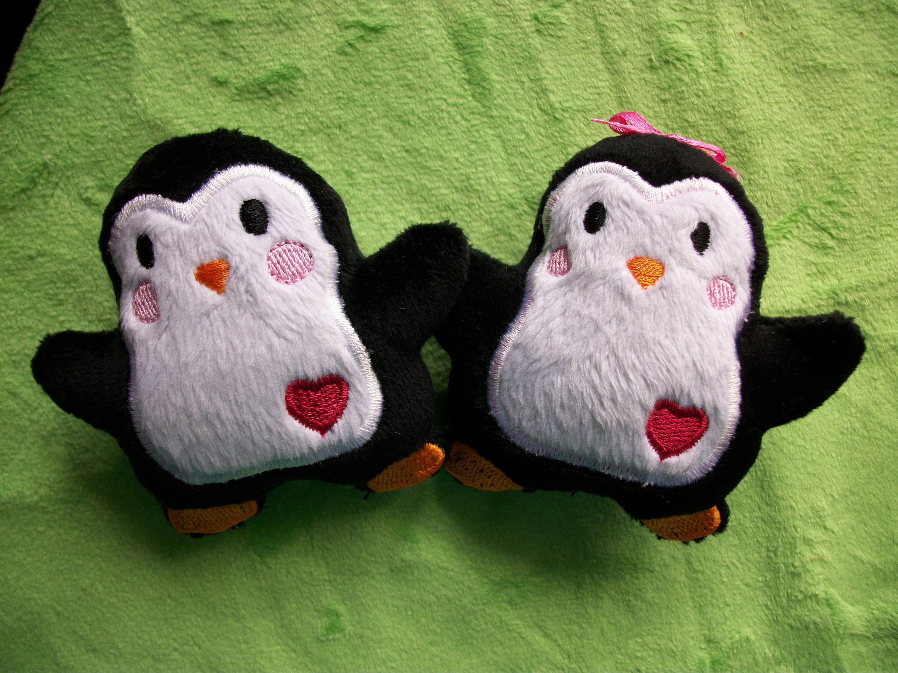 4 x penguin inthehoop machine embroidery designs  etsy