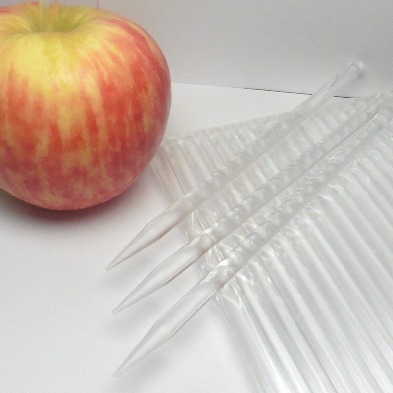 40pcs 6 in CLEAR Pointed Acrylic Sticks for Cake Pops or Candy Etsy