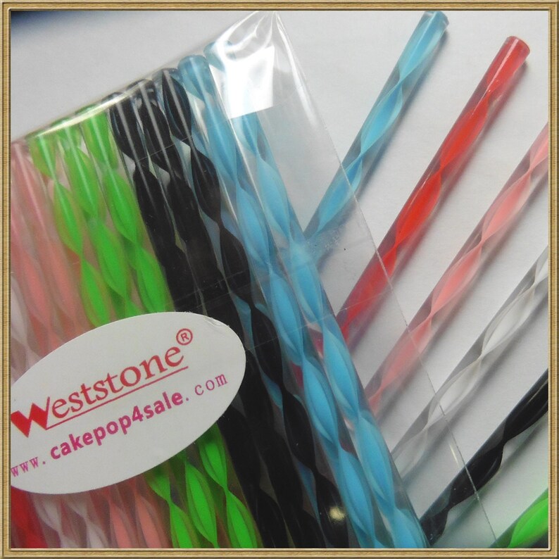 50pcs 6 15cm Crystal Clear Lollipop Sticks for Cake Etsy