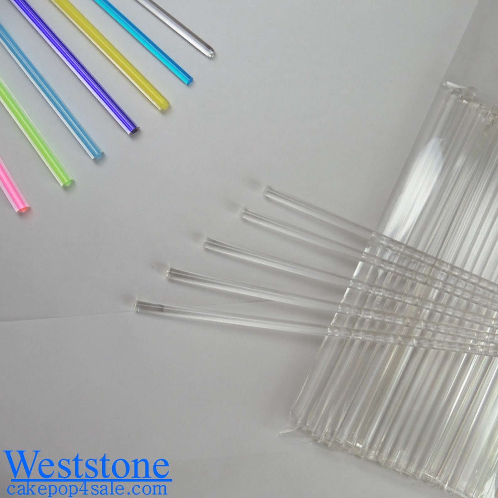 30pcs 12 30cm Crystal Clear Lollipop Sticks for Cake Etsy