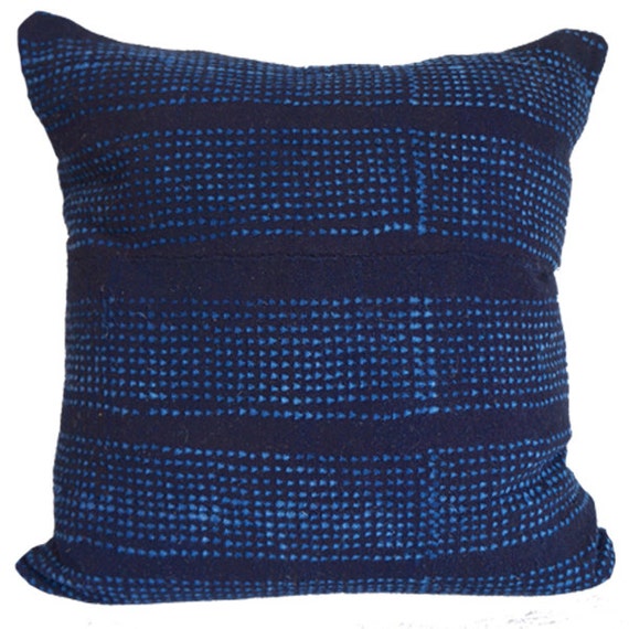 Items similar to African Indigo Pillow on Etsy