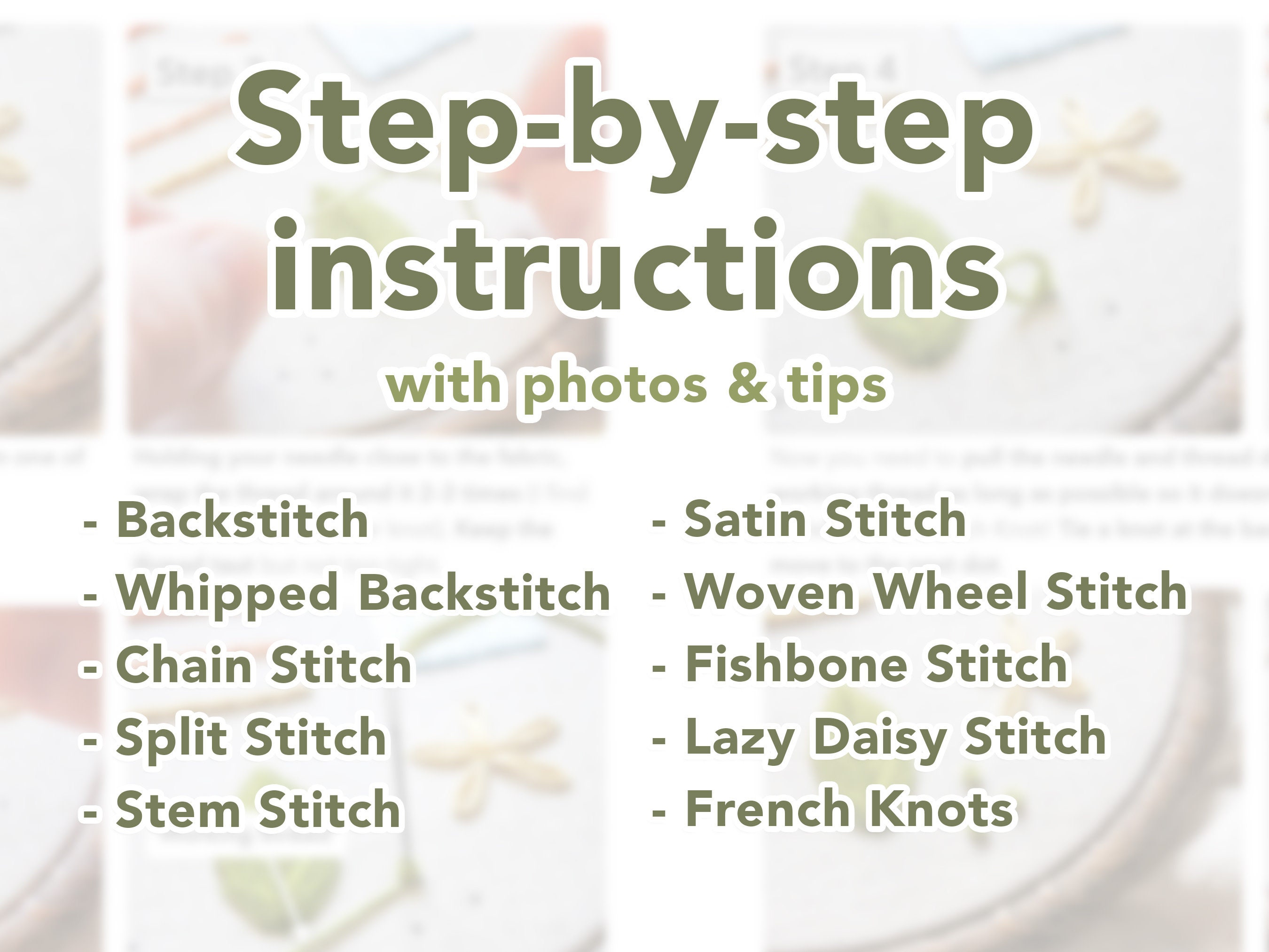 Hand Embroidery Stitch Guide for Complete Beginners Learn How to