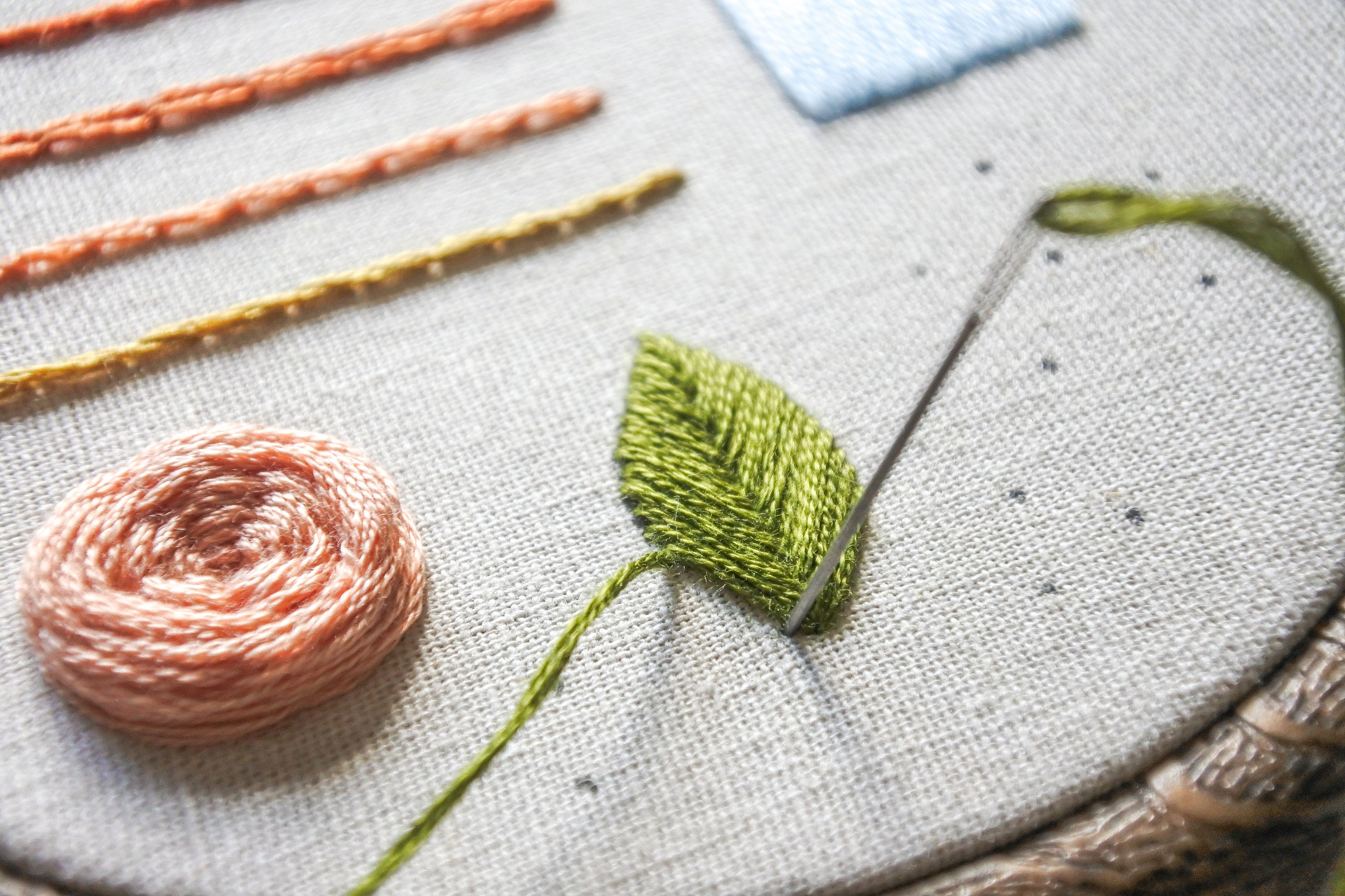 Hand Embroidery Stitch Guide for Complete Beginners Learn Etsy