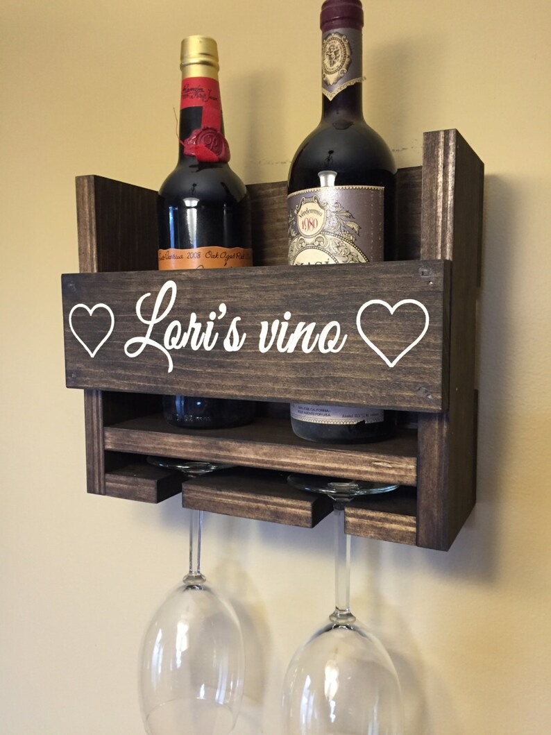 Wooden Wine Rack Personalized Wine Rack Engraved Carved Etsy