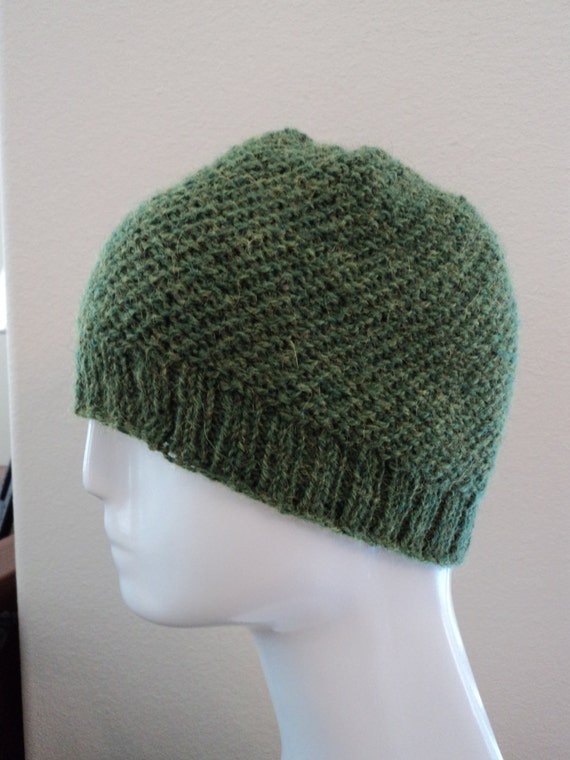 Items similar to Green Wool Beanie on Etsy