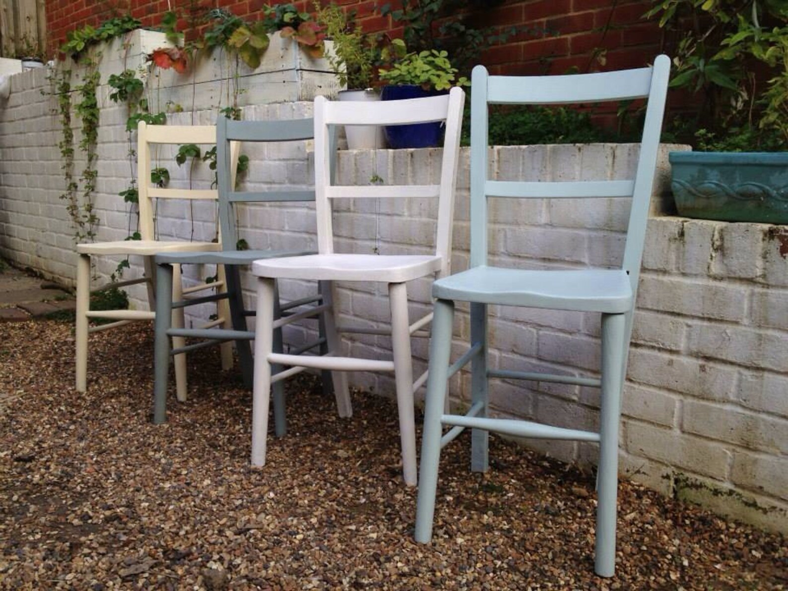 Painted Chairs Vintage and Antique Etsy