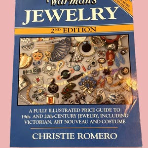 1998 Warman's Jewelry 2nd Edition SC Reference Book Guide