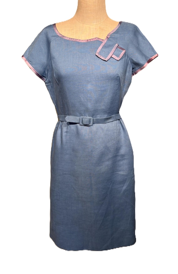 bodycon zipper dress short sleeve blue Chrysoula Mini Dress