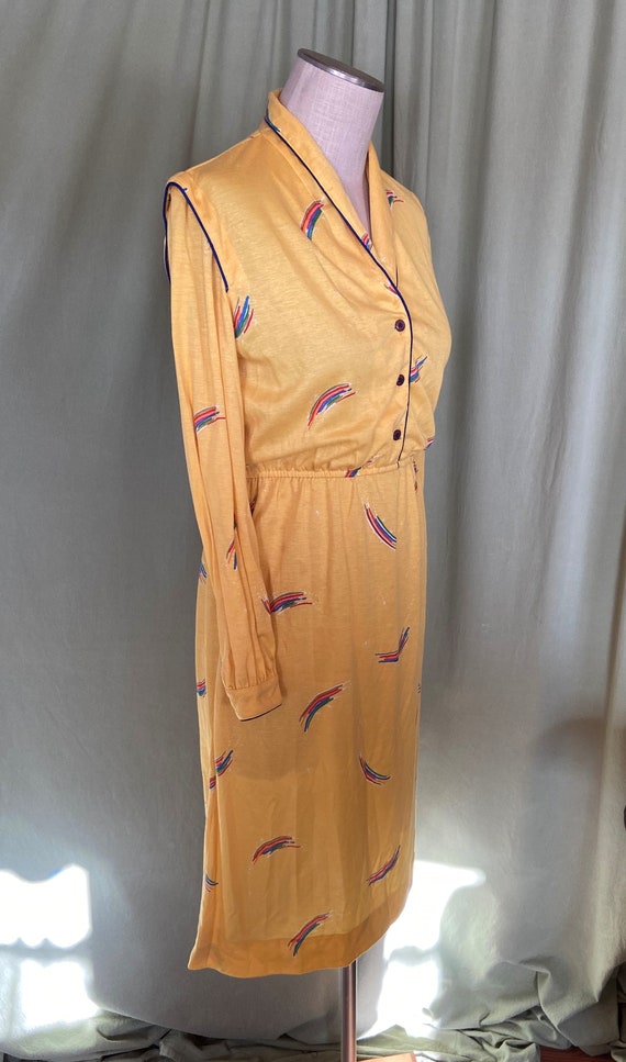 Original Vintage 70s R & K Originals Bright Yello… - image 6