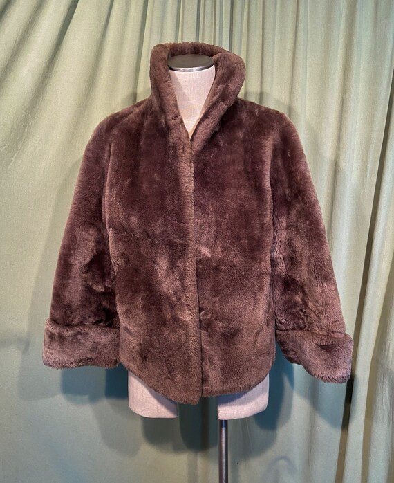 Mouton top fur coat
