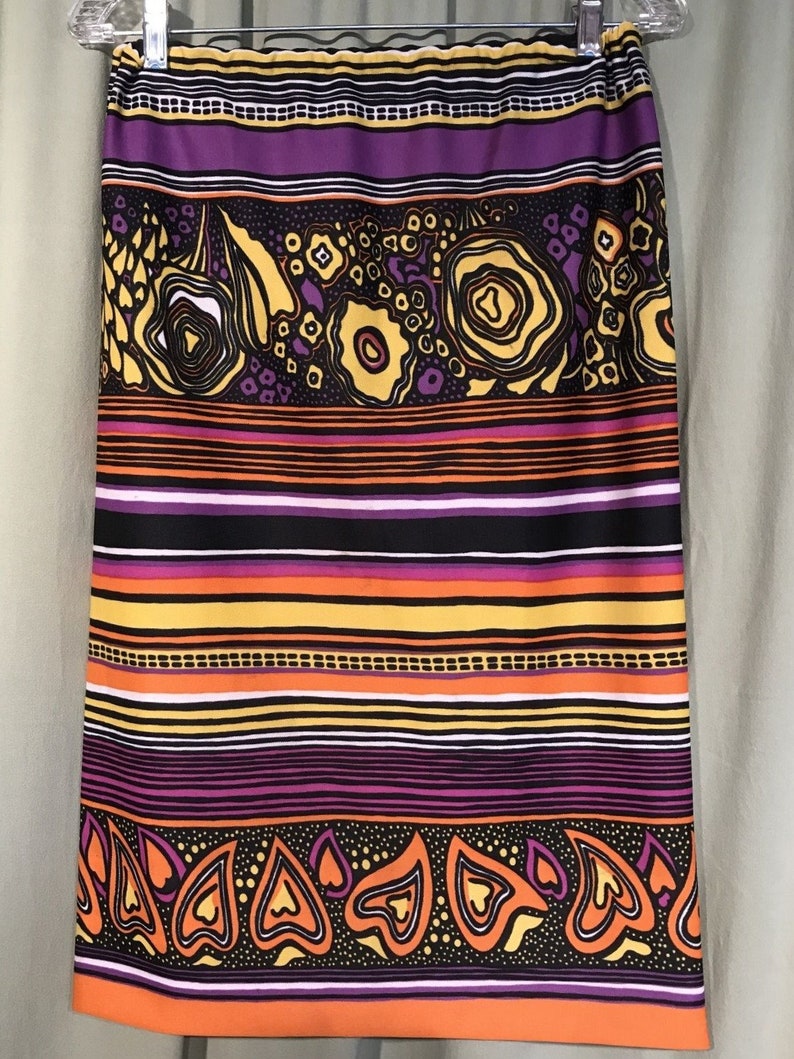 Cute Original Vintage 60s 70s Girl's Funky Polyester Maxi - Etsy