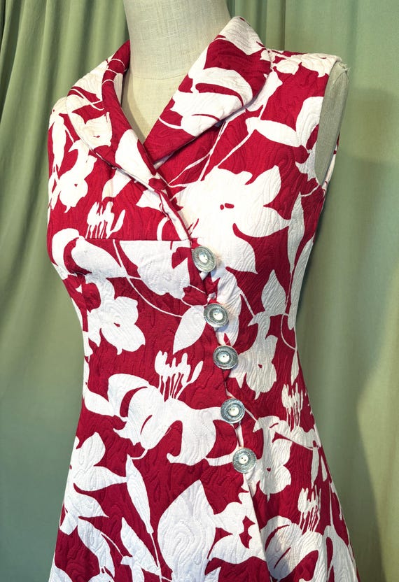 Sweet Original Vintage Adele Simpson Raspberry & … - image 2