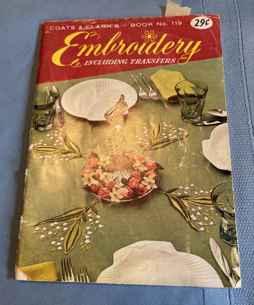 Original Vintage 1960 Coats & Clark's Book No 119 Embroidery With ...