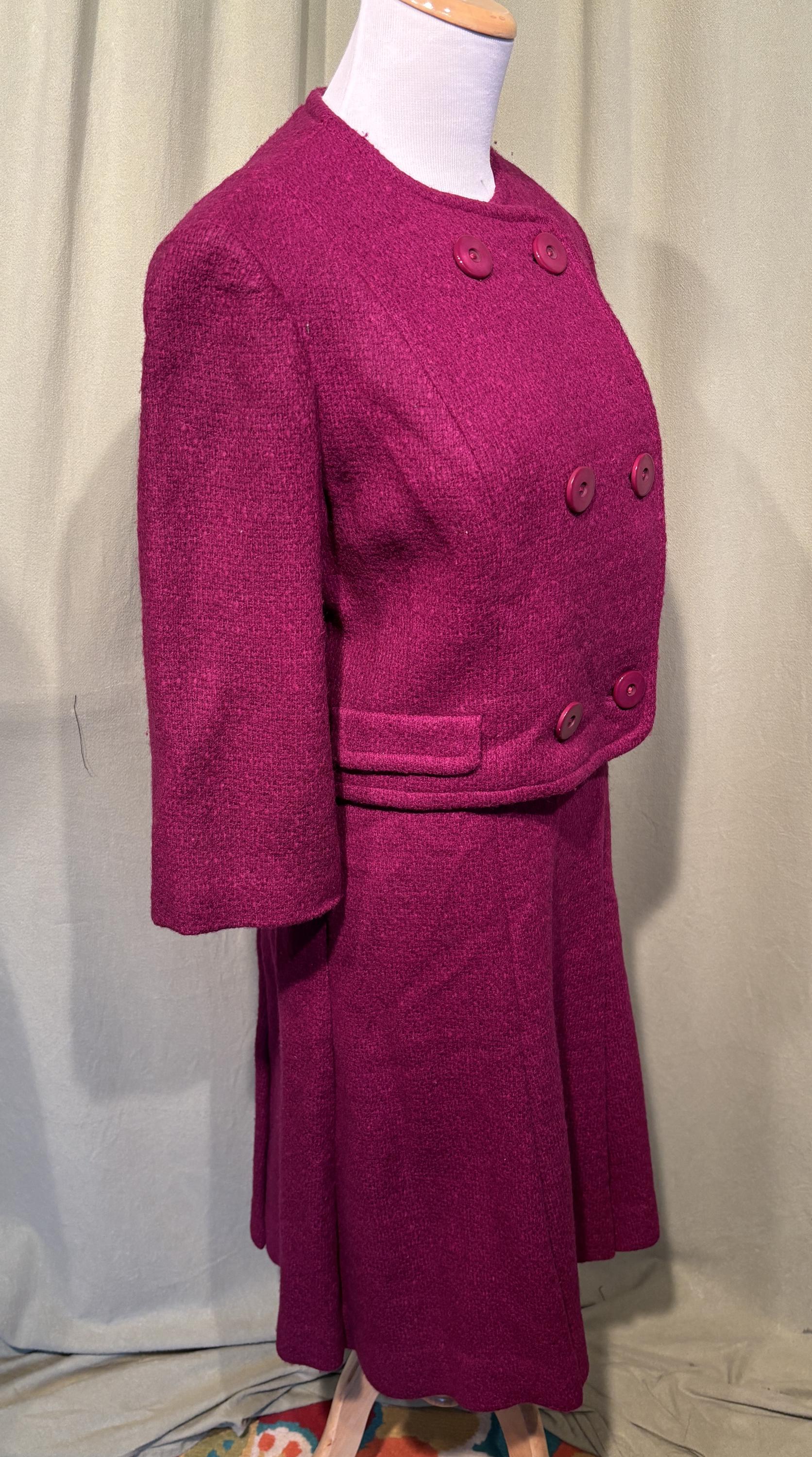 Charming Raspberry Charming Vintage Mid Century Braetan Juniors 2 Pc Raspberry Purple ...