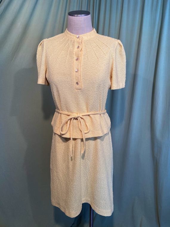 Sweet Original Vintage 60s 2 Pc Skirt Outfit Butte