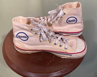 Cool Original Vintage Deadstock 50s Pro Keds Kids White