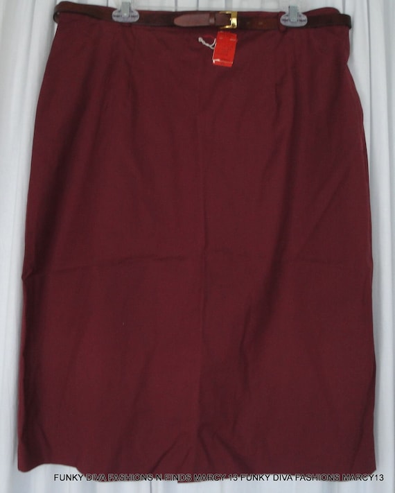 Deadstock NWT Original Vintage 70s Beacon Maroon … - image 1