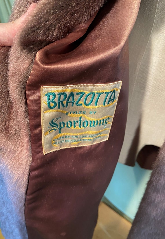 Chic Original Vintage Mid Century Sportowne Heavy… - image 7