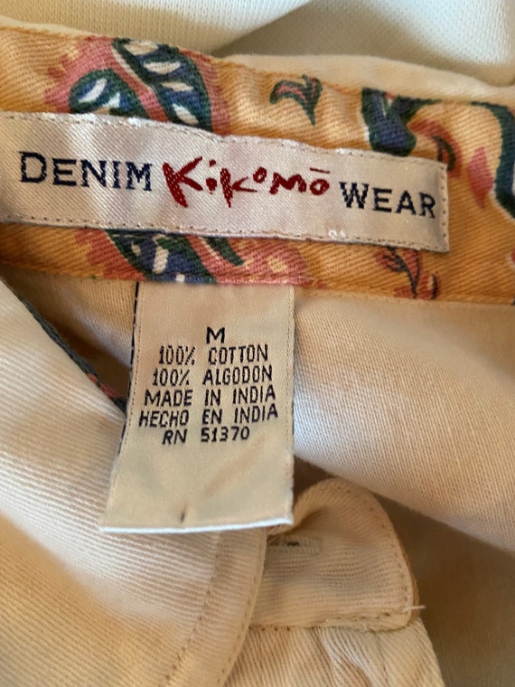 Cute Original Vintage 80s Kikomo Denim Wear Butto… - image 7