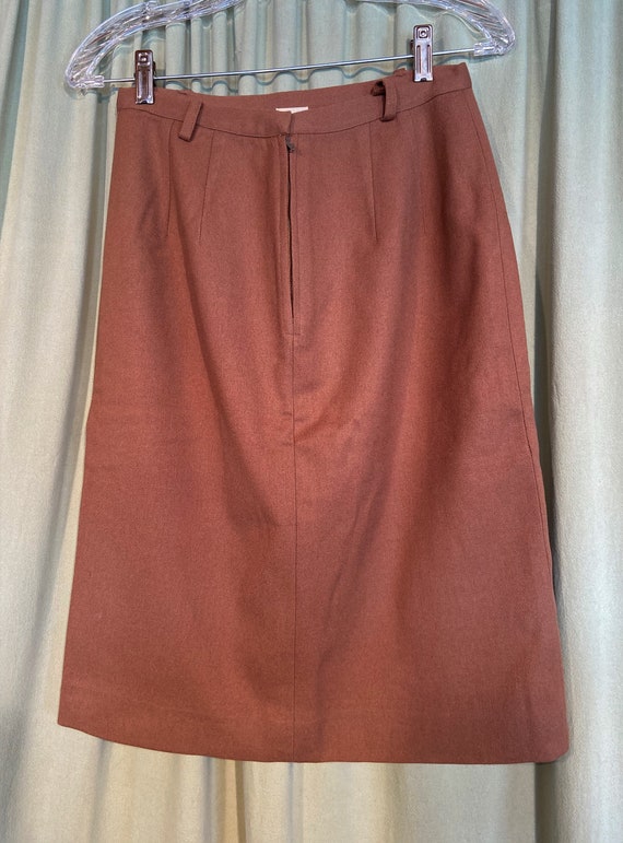 Nice Original Vintage 60s 70s Straight Skirt Toba… - image 2