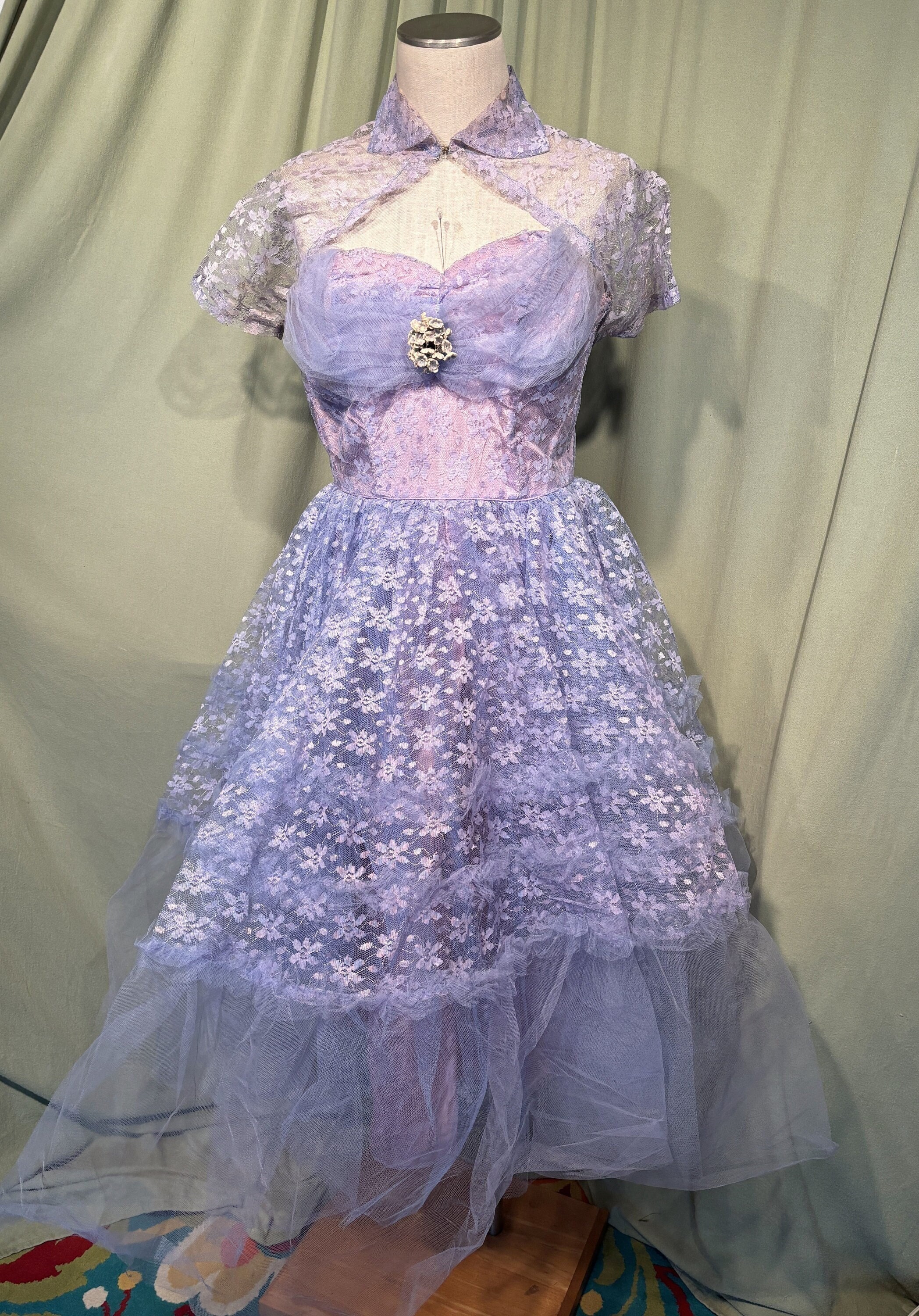 Sweet Original Vintage 50s Sylvia Ann Bridal Originals