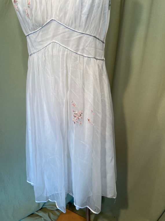 Lovely Original Vintage Mid Century Pale Blue Kne… - image 3