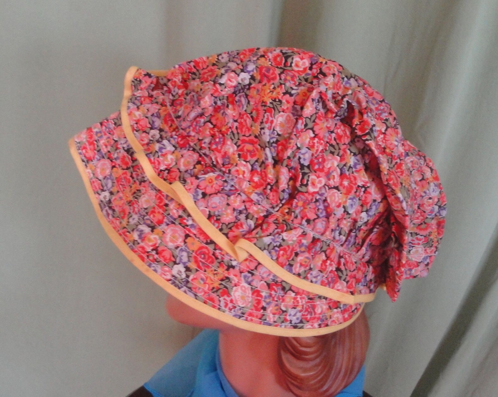 Vintage 1950s Sun Hat Pink - Etsy