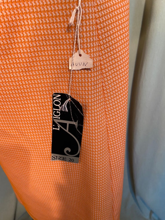 Deadstock NWT Original Vintage 70s L'Iglon Orange… - image 5