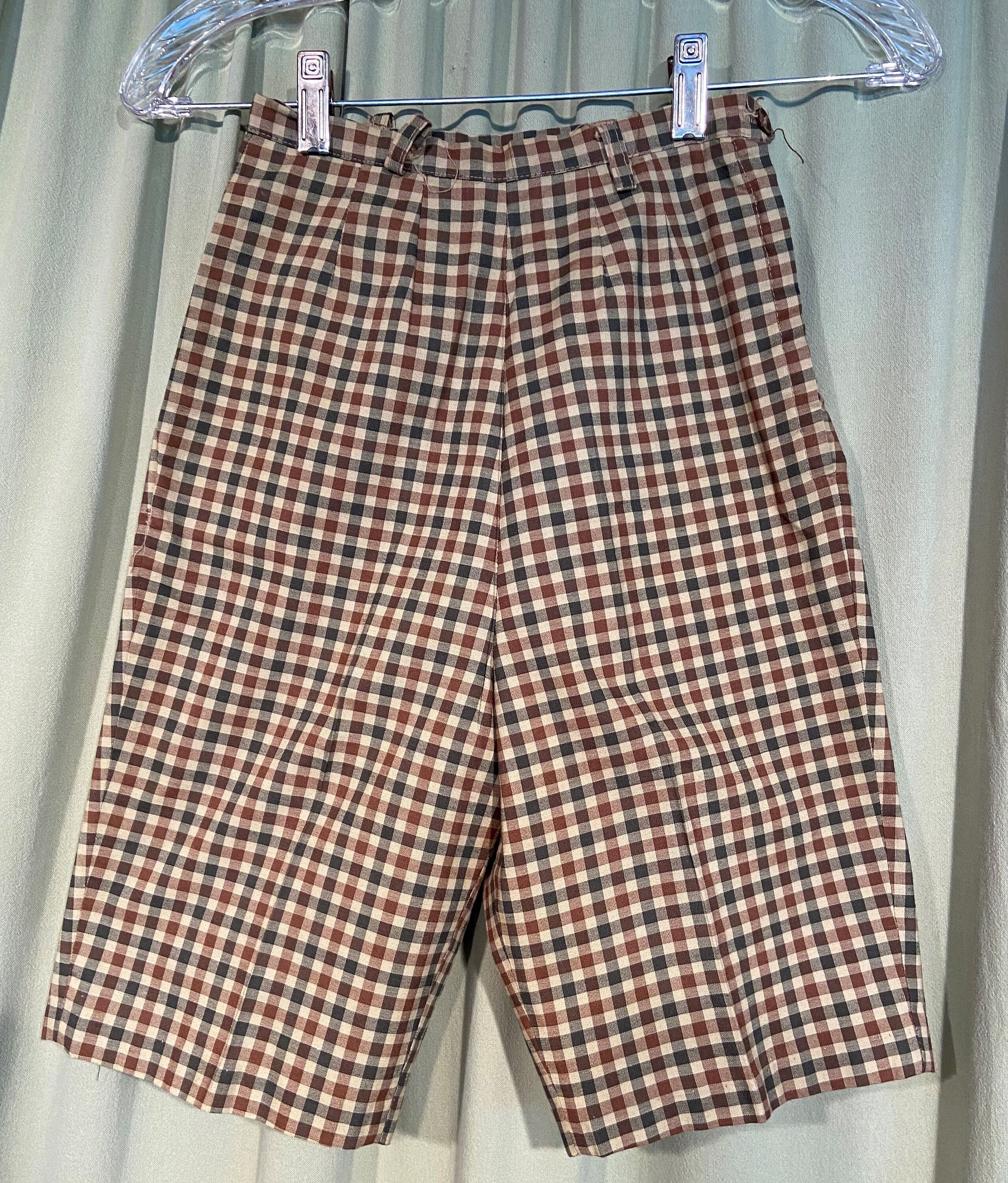 ★codegraphy★ Embroidered Artwork Bermuda Sweatpants Brown Sweet Original Vintage Cotton Bermuda Shorts Shades of Brown