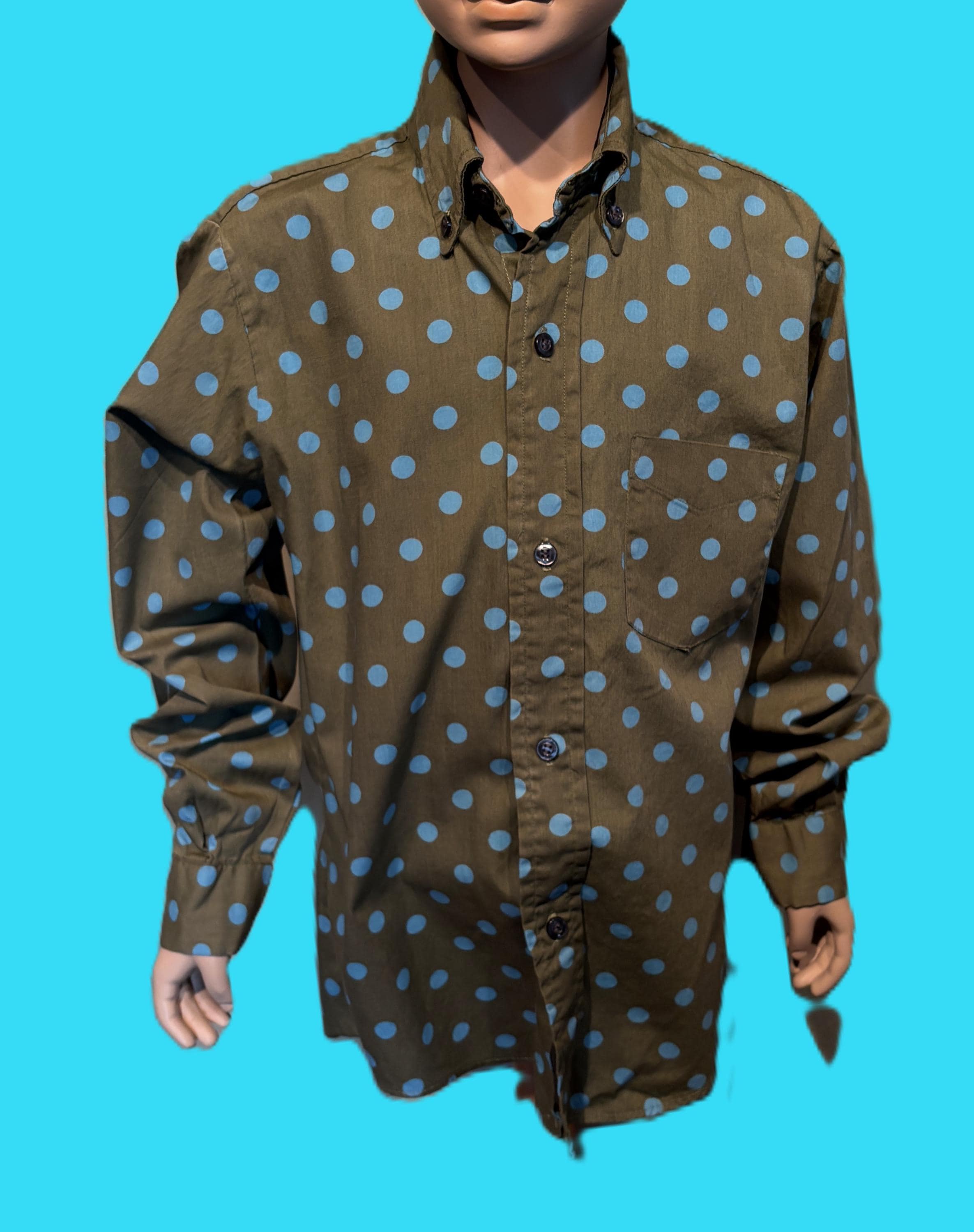 トップス 60s custom needle polka dot shirt 60s custom needle polka dot shirt