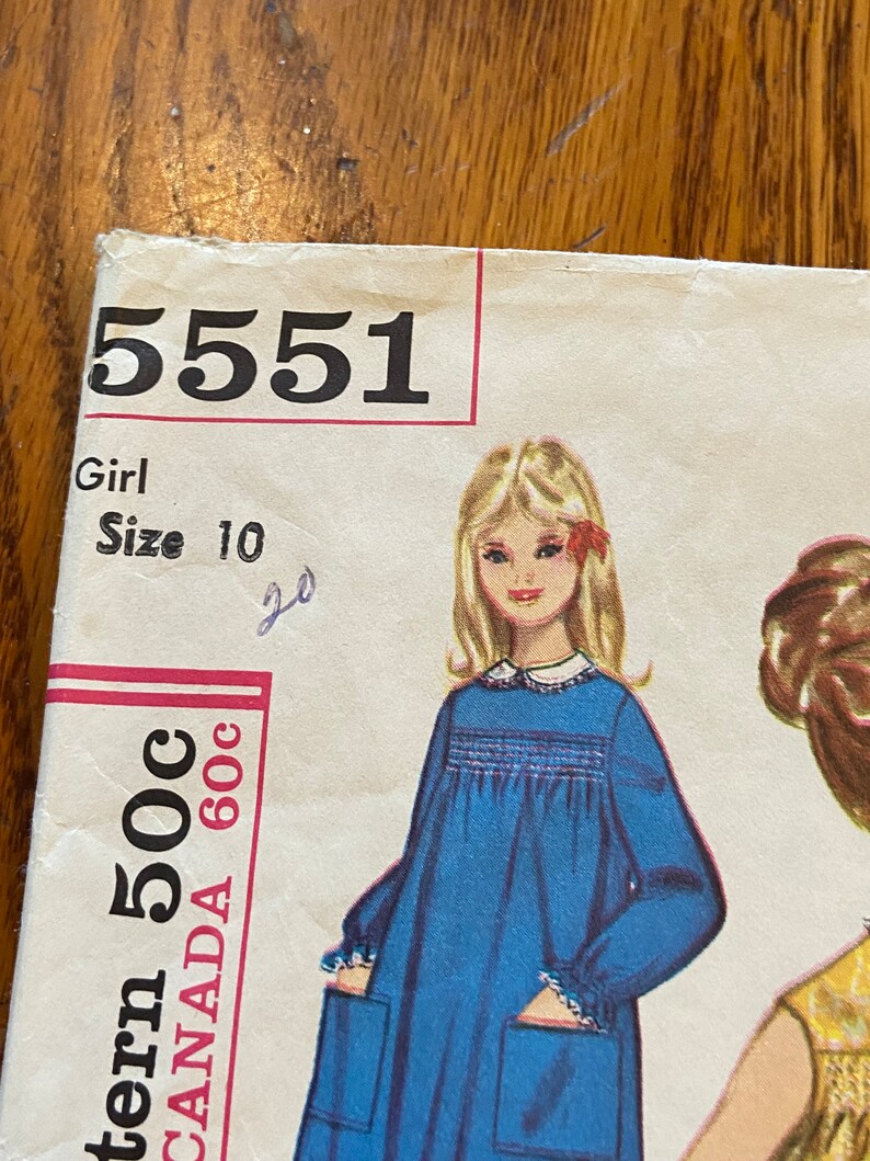 Original Vintage 1964 Simplicity Girl's Smocked Dress - Etsy