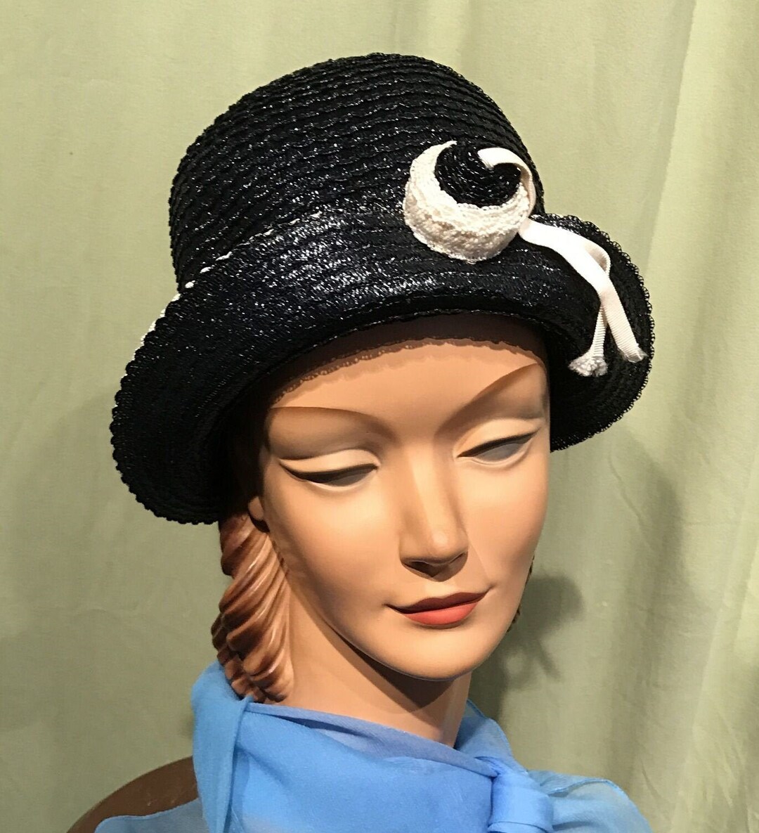 Fun Original Vintage Mid Century Gwen Pennington Black White