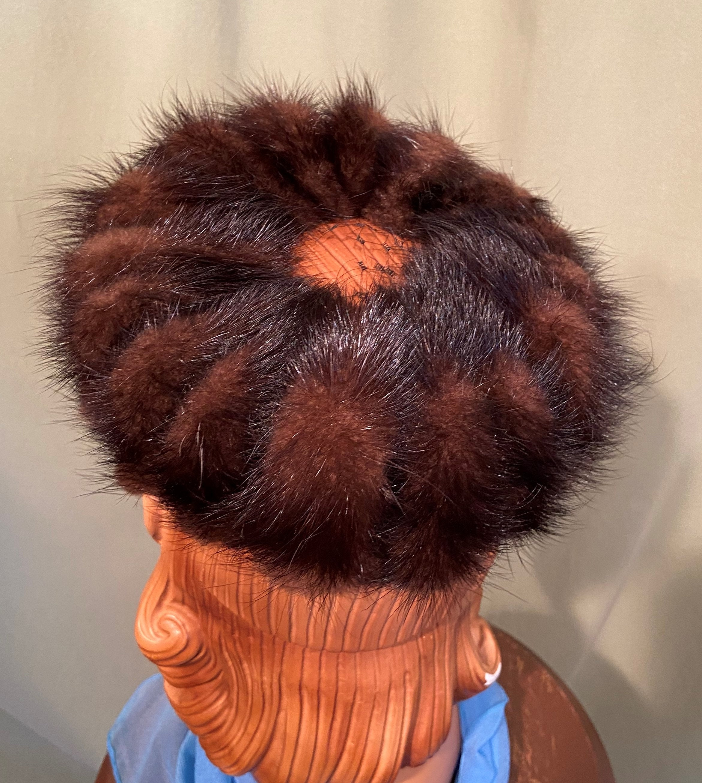 Vintage 50s 60s | Vincent de Koven | Mink Fur Pull Box Hat Chic Original Vintage Mid Century Vincent De Koven Mink Fur  main image 4