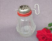 Vintage Antique spice grater nut grinder Federal tool Corp Chicago kitchen utensil glass jar metal lid Rustic Country decorative chopper