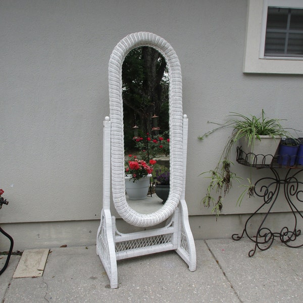 Wicker Mirror Etsy