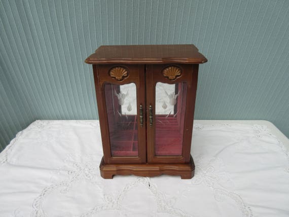 Jewelry Box Vintage Small Dresser Vanity Counter Top Chest Of Small Dresser Vanity Counter Top Chest, Vanity Top Jewelry Box