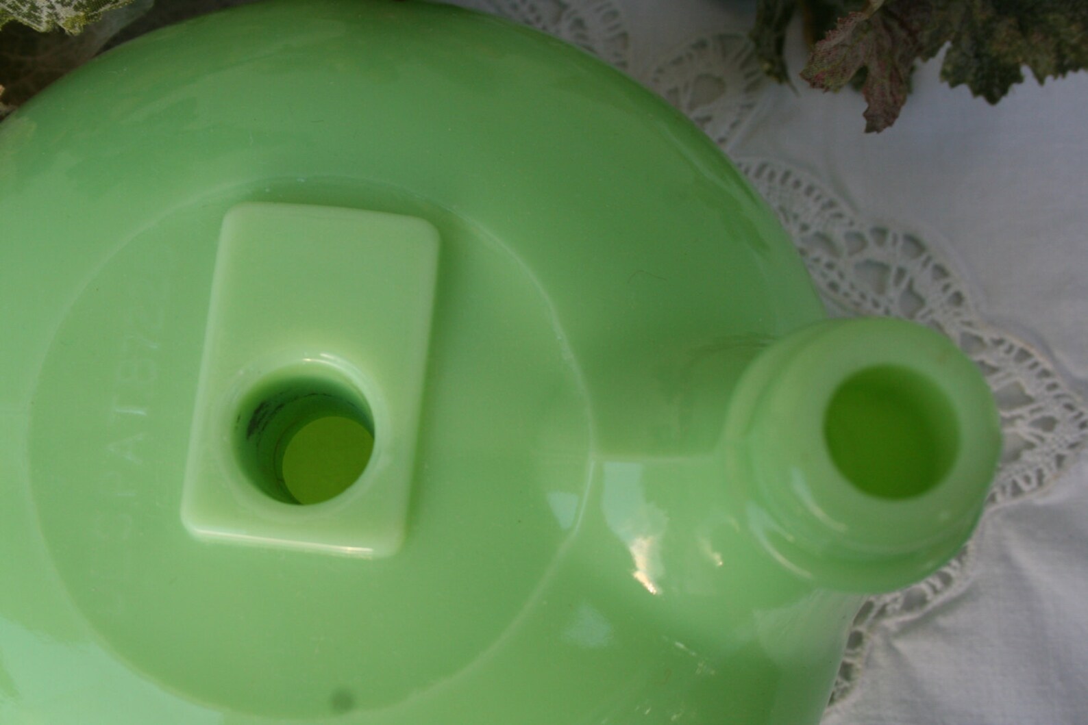 Sunbeam Mixer attachment juicer Vintage glass Jadeite lime Etsy