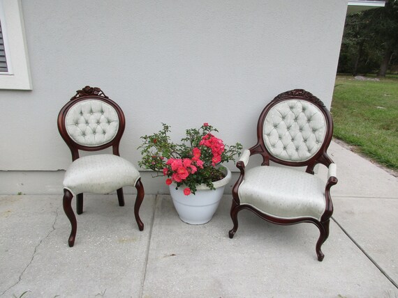 His and her chairs antique discount
