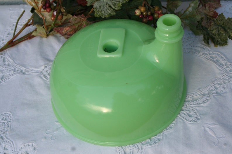 Sunbeam Mixer attachment juicer Vintage glass Jadeite lime Etsy