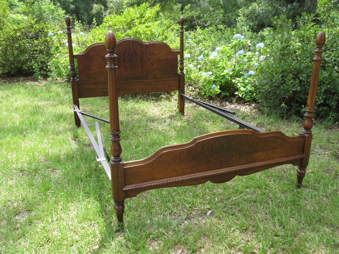 Antique wooden bed frames discount