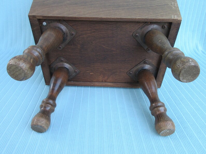 Potato Bin Bucket Magazine Rack Holder Stand Wood Vintage | Etsy