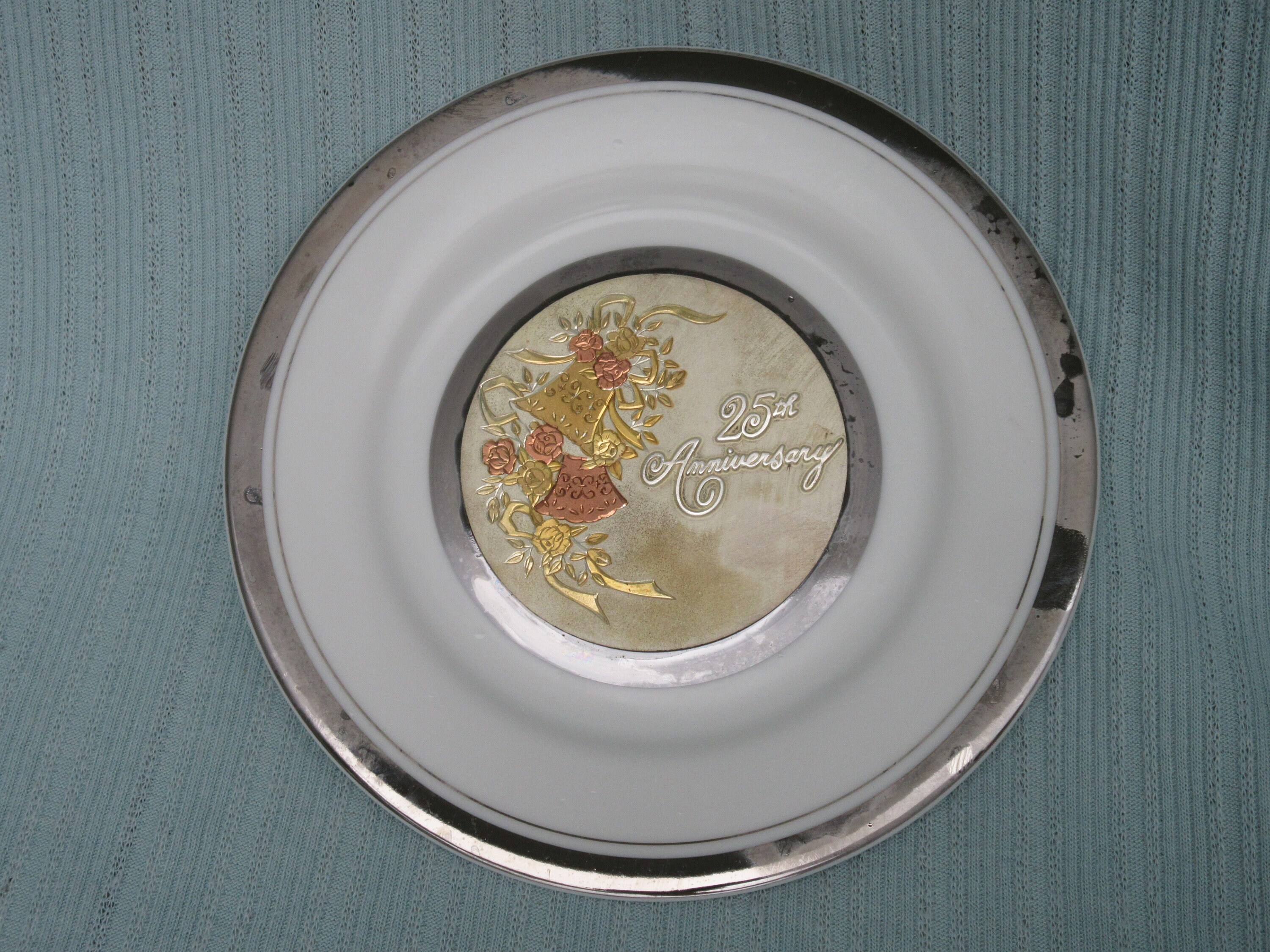 The Art of Chokin 24k gold edged plate Japan 6