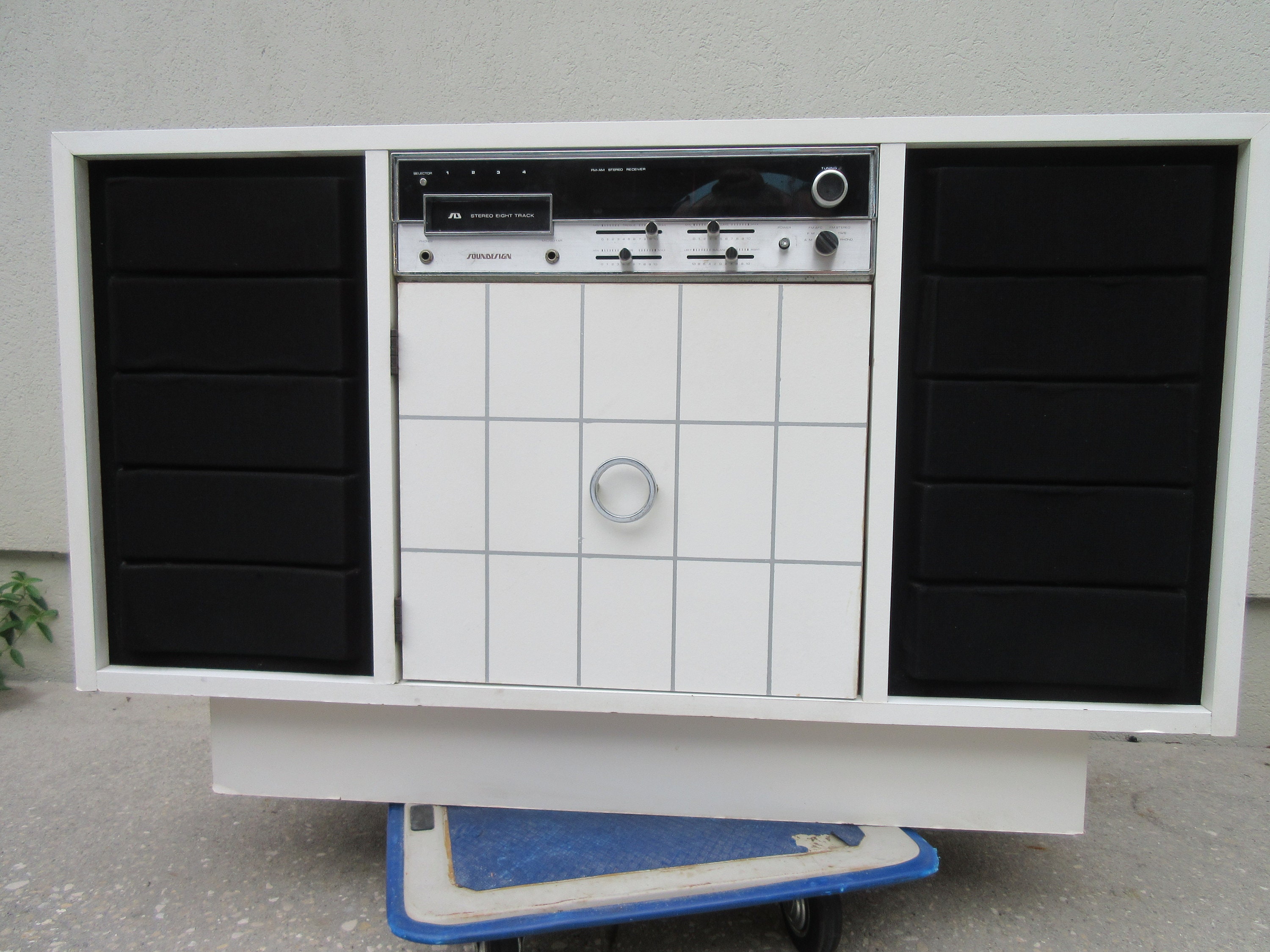 70's Retro Mid Century Gabinete estéreo moderno Soundesign | Etsy