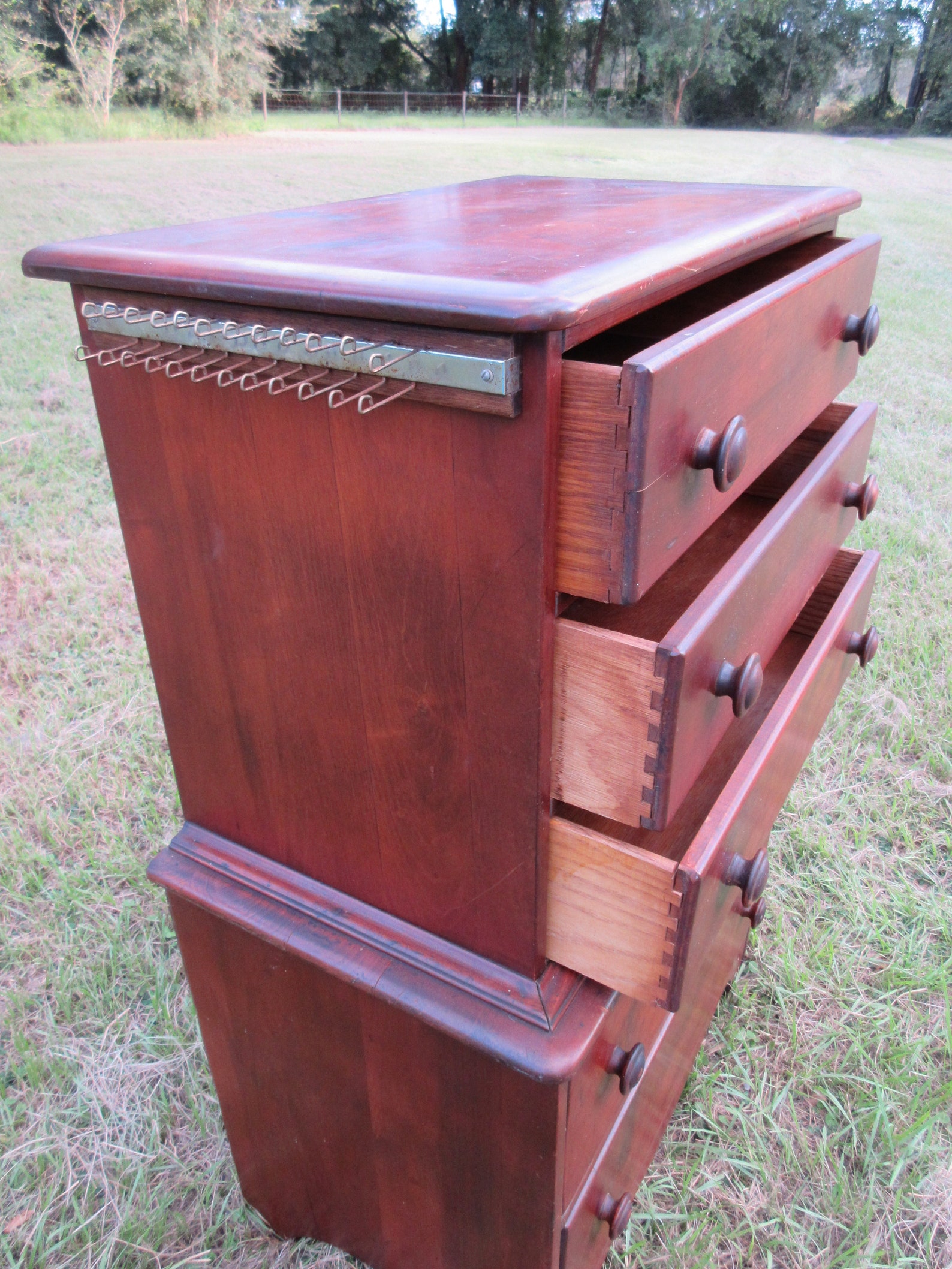 Vintage Chest of drawers solid wood furniture dovetail drawers Etsy