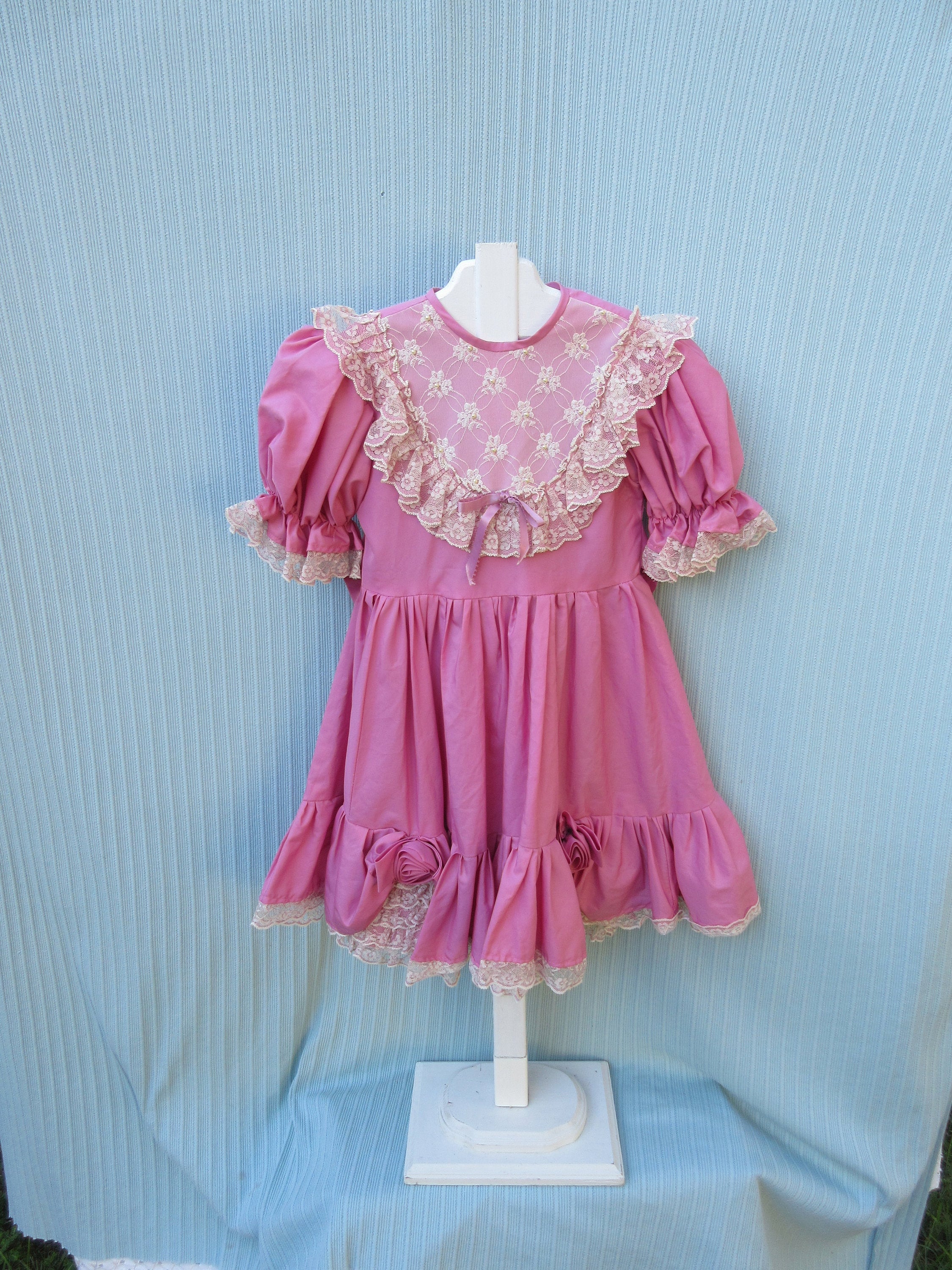 Pageant Racks Vintage Child's Dress Stand Little Girl's Pageant Dress Hanger Rack ...